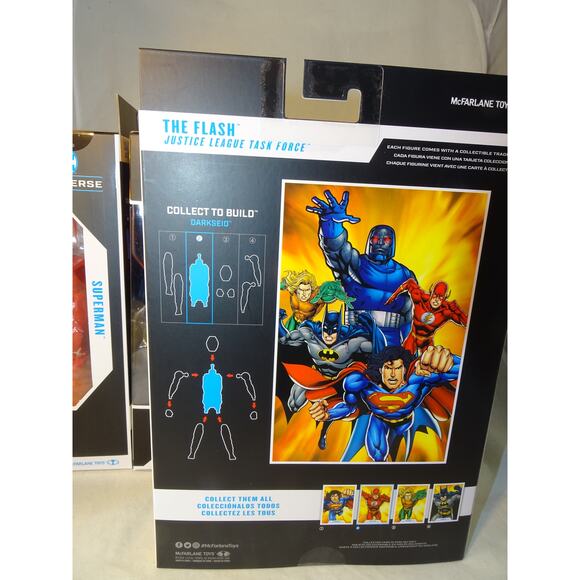 McFarlane DC Multiverse JL Task Force Complete Set Sealed BAF Darkseid - Picture 13 of 16